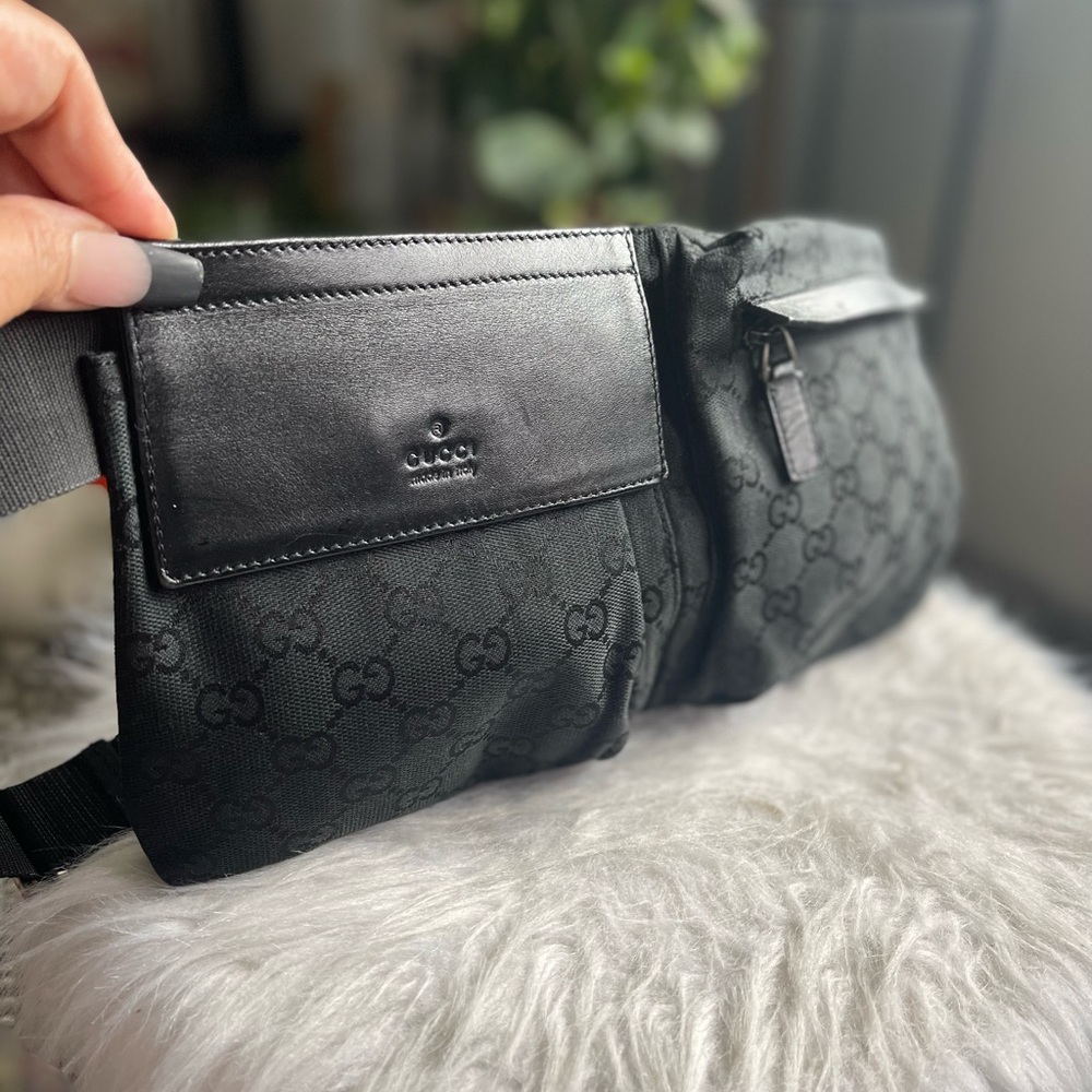 GUCCI Canvas Belt Bag